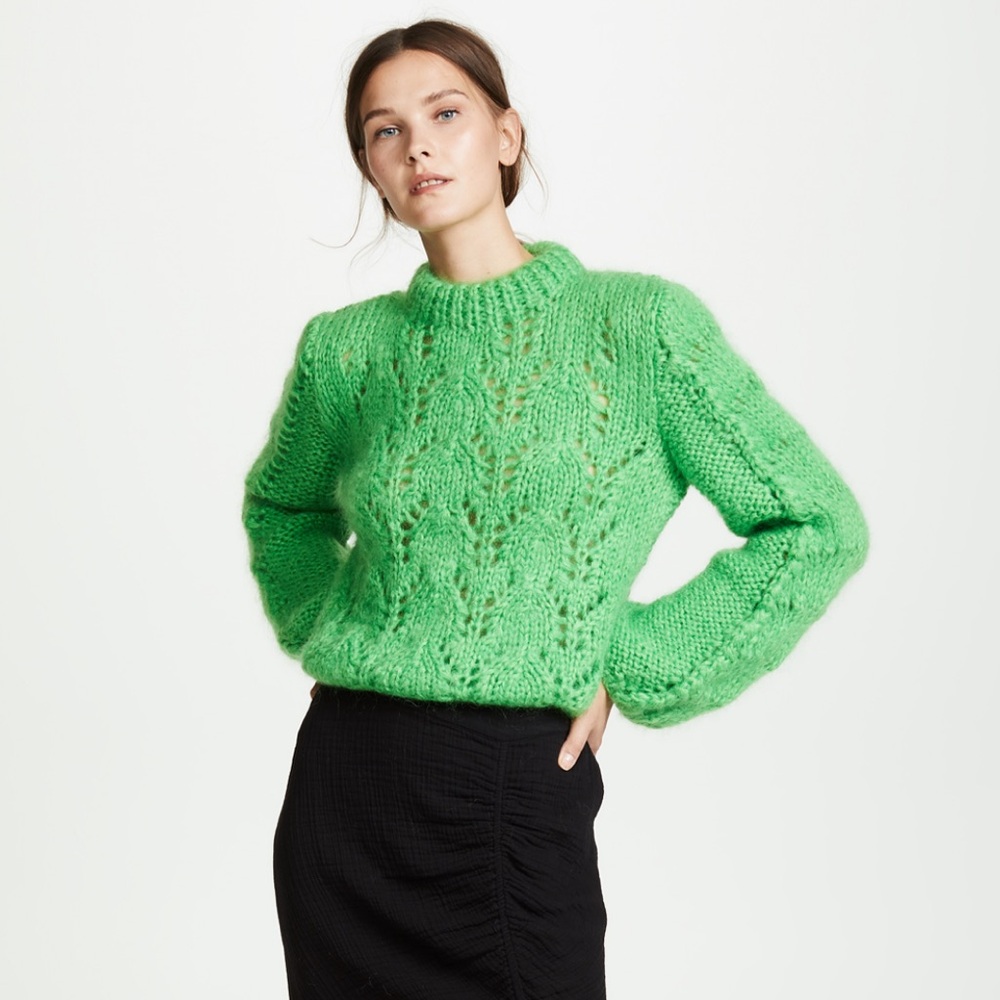 Ganni Julliard Cable Knit Sweater
